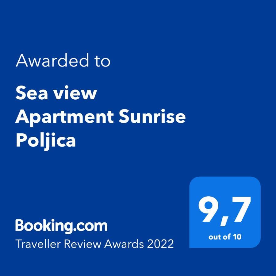 Sea View Apartment Sunrise Poljica & Blue Lagoon Rent A Boat Экстерьер фото